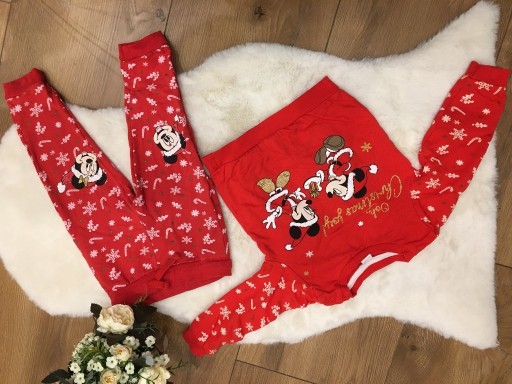 Zdjęcie oferty: Świąteczny dresik Myszka Mickey i Minnie 92 Święta