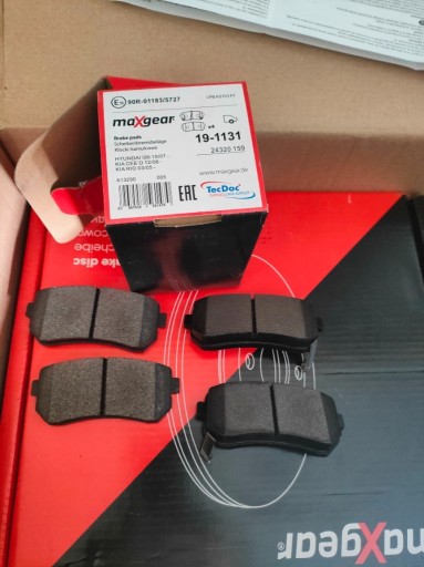 Zdjęcie oferty: TARCZE KLOCKI MAXGEAR TYŁ HYUNDAI IX20 258MM