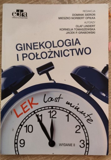 Zdjęcie oferty: LEK last minute Ginekologia i Położnictwo edra