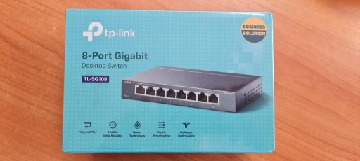 Zdjęcie oferty: Switch TP-LINK TL-SG108 8 portowy 1 Gigabit nowy