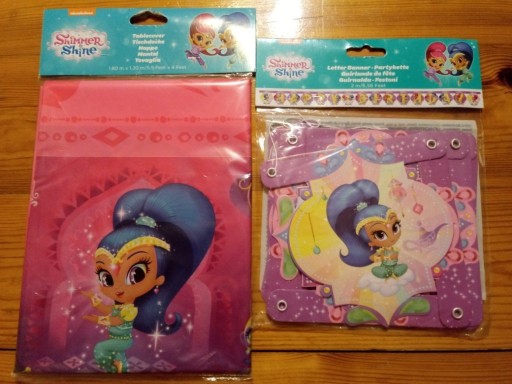 Zdjęcie oferty: Obrus foliowy girlanda Shimmer Shine