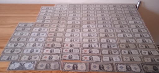 Zdjęcie oferty: USA Dolary  przedwojenne duży zbiór 103 sztuki
