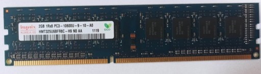 Zdjęcie oferty: Pamięć RAM HYNIX 2GB DDR3 1333MHz