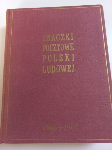 Zdjęcie oferty: Klaser rocznikowy 1966 1967 plus znaczki niekompl