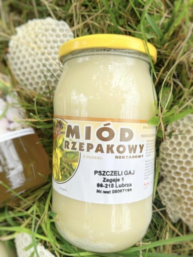 Zdjęcie oferty: Naturalny miód pszczeli RZEPAKOWY !!!