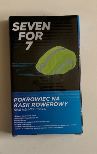 Zdjęcie oferty: Wodoodporny i odblaskowy pokrowiec na kask rowerow