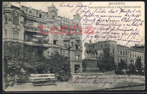 Zdjęcie oferty: BYDGOSZCZ Bromberg Weltzien-Platz pomnik 1905