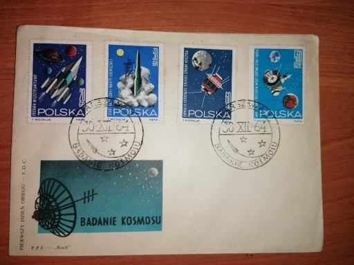 Zdjęcie oferty: Koperty FDC Badanie kosmosu