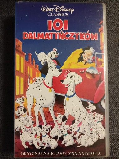Zdjęcie oferty: 101 Dalmatyńczyków kaseta VHS