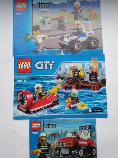 Zdjęcie oferty: Lego City instrukcje 7241, 7279, 60106