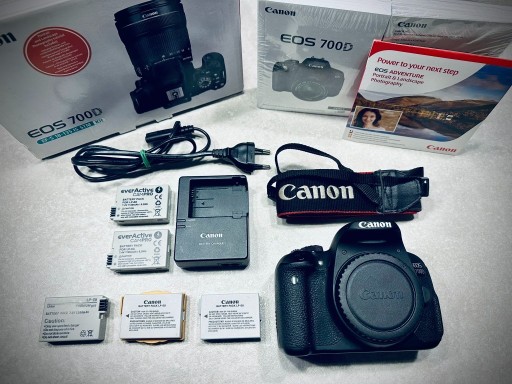 Zdjęcie oferty: Canon 700D Body - aparat cyfrowy, pierwszy właściciel, KRK