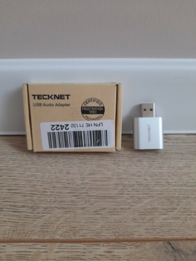 Zdjęcie oferty: Adapter audio, zewnętrzną karta dźwiękowa Tecknet