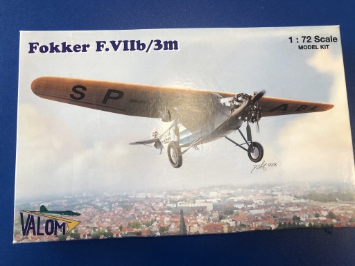 Zdjęcie oferty: Fokker F.VIIb/3m VALOM Polskie kalki LOT