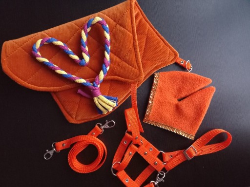 Zdjęcie oferty: Hobby horse akcesoria konik a3 orange + GRATIS!!