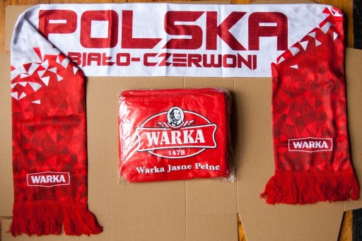 Zdjęcie oferty: Torba termiczna,lunch bag 3L szalik kibica Polska