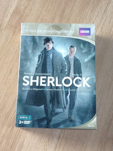 Zdjęcie oferty: Sherlock kompletny sezon 2 DVD