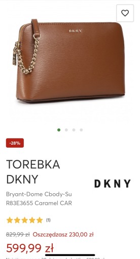 Zdjęcie oferty: DKNY Torebka na ramię cross-body nowa  