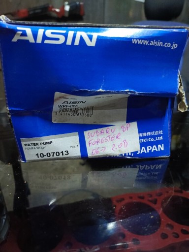 Zdjęcie oferty: WPF-025 Pompa cieczy chłodzącej Subaru Aisin