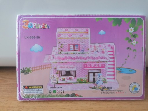 Zdjęcie oferty: Puzzle 3d różowy dom anime manga