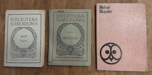 Zdjęcie oferty: Molier Skąpiec Świętoszek Biblioteka Narodowa