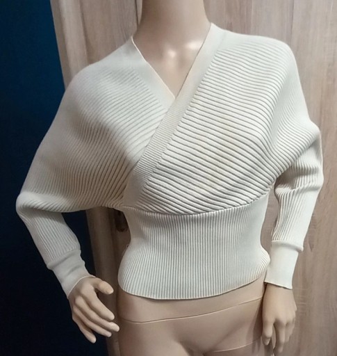 Zdjęcie oferty: Beżowa bluzka crop top 100% wiskozy S M