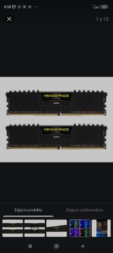 Zdjęcie oferty: Pamięć RAM DDR4 32gb 3200mhz
