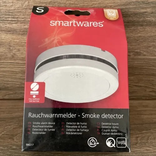 Zdjęcie oferty: Smartwares Czujnik dymu z alarmem, 10x10x3,5 cm,