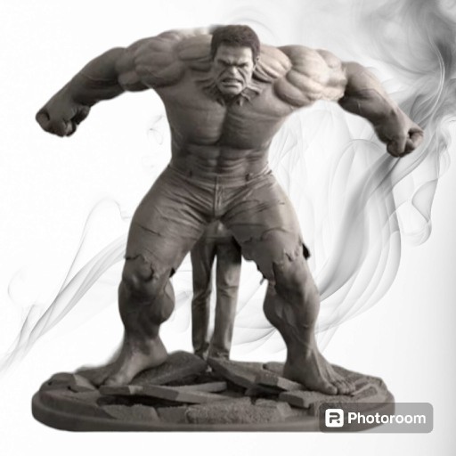 Zdjęcie oferty: Figurka druk 3D żywica " Hulk & Bruce  " - 20 cm