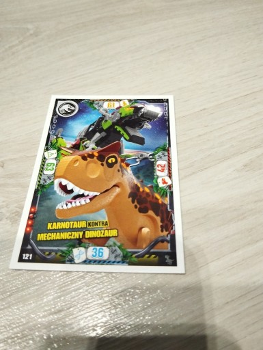 Zdjęcie oferty: Karta LEGO Jurassic World seria 3 - nr 121