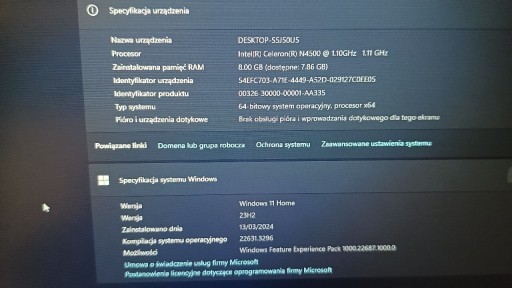 Zdjęcie oferty: Acer windows 11 chrome 