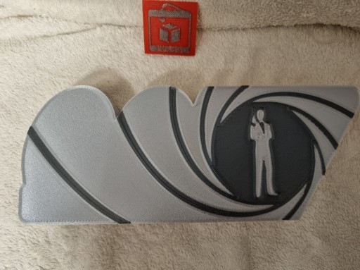 Zdjęcie oferty: Logo 007 James Bond lampka pudełko prezentowe