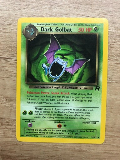 Zdjęcie oferty: Karta Pokemon Dark Golbat Team Rocket 24/82