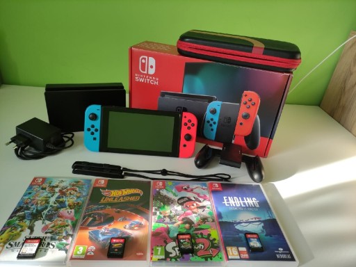 Zdjęcie oferty: Nintendo switch+30 gier i okładka 