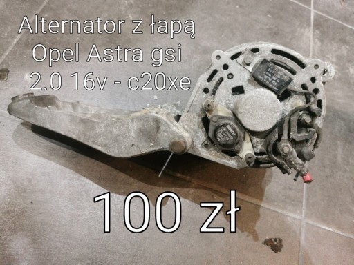 Zdjęcie oferty: Alternator z łapą Opel Astra  gsi 2.0 16v 