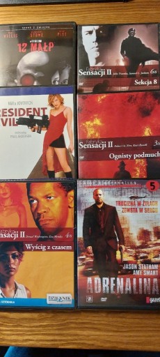 Zdjęcie oferty: 6 X DVD SENSACJA, HORROR, FANTASY nowe  KOLEKCJA 