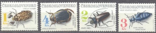 Zdjęcie oferty: Czechosłowacja - Owady (zestaw 6247a)