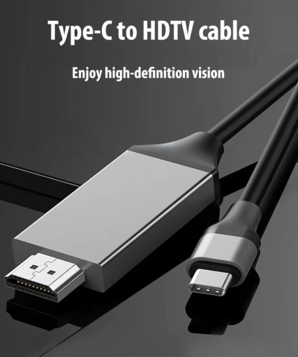 Zdjęcie oferty: Kabel USB-C do HDMI 2m HDTV