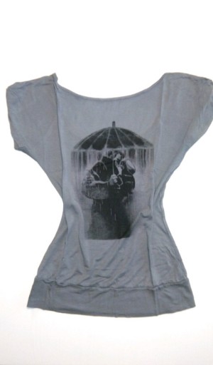 Zdjęcie oferty: Bluzka szara z deszczowym pocałunkiem S/36 TROLL