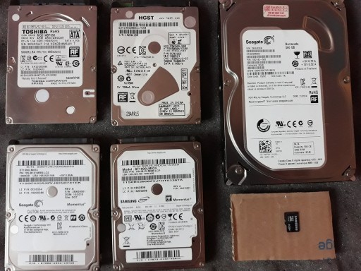 Zdjęcie oferty: HDD 2,5" 3,5" DYSKI TWARDE USZKODZONE