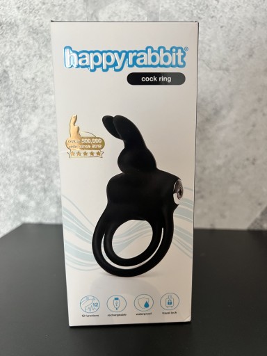 Zdjęcie oferty: Pierścień wibrujący happy rabbit