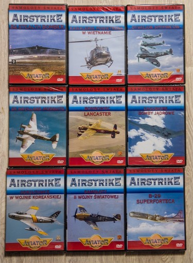 Zdjęcie oferty: Samoloty świata Aviator Collection - 9 płyt DVD
