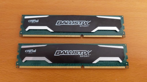 Zdjęcie oferty: Pamięć RAM DDR3 Crucial Balistix sport 8GB (2x4GB)