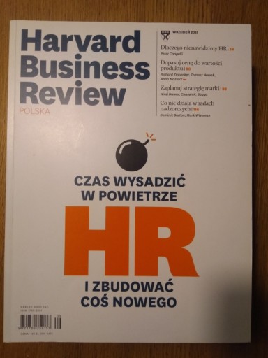 Zdjęcie oferty: Harvard Business Review Polska 09 2015