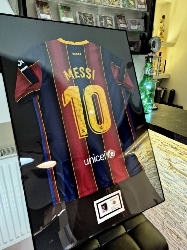Zdjęcie oferty: Koszulka Lionel Messi FC Barcelona 2020/21 podpis autograf certyfikat