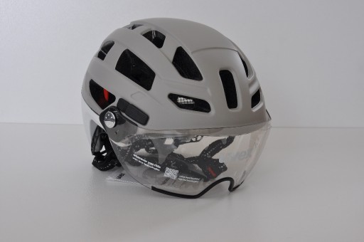 Zdjęcie oferty: Kask rowerowy Uvex Finale Visor white sand matt r. 52-57 cm