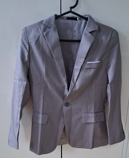 Zdjęcie oferty: Nowa damska marynarka jasny szary taupe rozmiar M