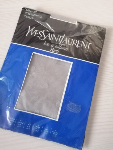 Zdjęcie oferty: Yves Saint Laurent szare w kropki 