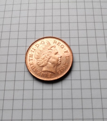 Zdjęcie oferty: 2pence2005rWielka Brytania,stal pok.miedzią