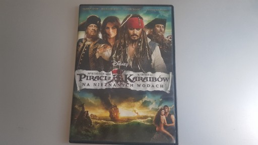 Zdjęcie oferty: Piraci z Karaibów - Na nieznanych wodach  DVD
