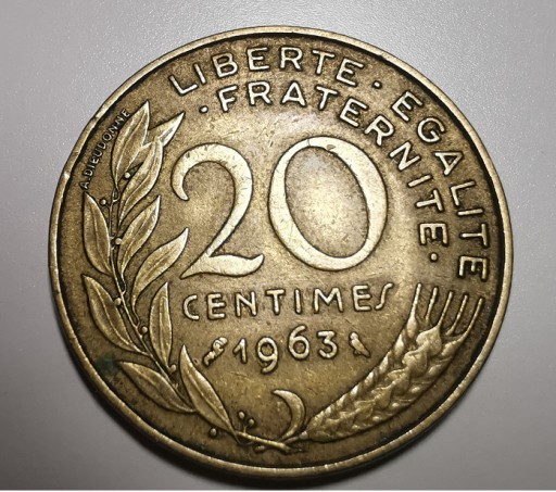 Zdjęcie oferty: Moneta - Francja  20 Centimes 1983